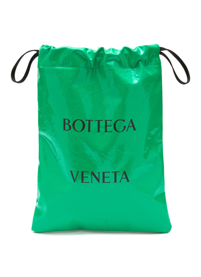 Bottega Veneta Leather Dust Bag In Green