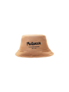 Alexander Mcqueen Graffiti Logo Bucket Hat In Beige/black