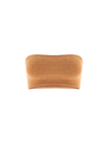 Lisa Yang Selah Bandeau Cashmere Top In Walnut