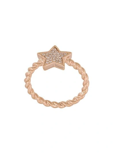 Alinka 'stasia' Single Star Diamond Ring In Metallic