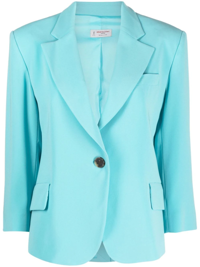 Alberto Biani Single-breasted Blazer In Blau