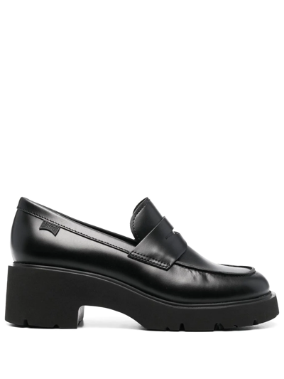 Camper Milah Chunky Loafers In Black