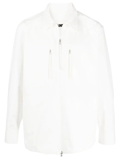 Jil Sander Button Up Shirt In White