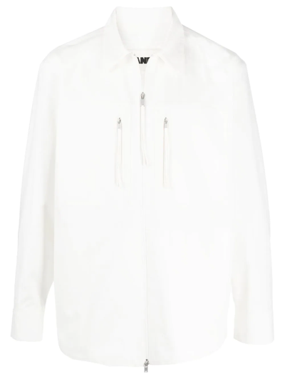 Jil Sander Button Up Shirt In Weiss