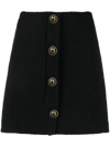 Pinko Front-button Mini Skirt In Schwarz