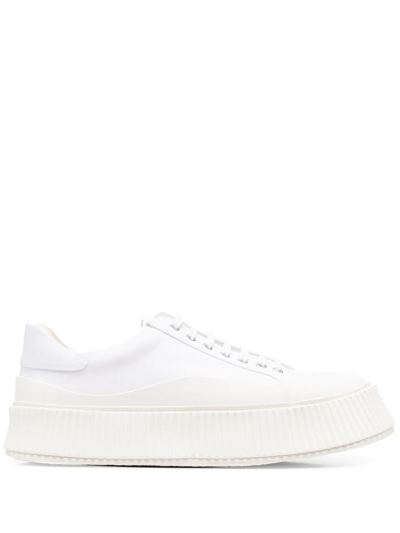 Jil Sander Chunky Sole Trainers In White