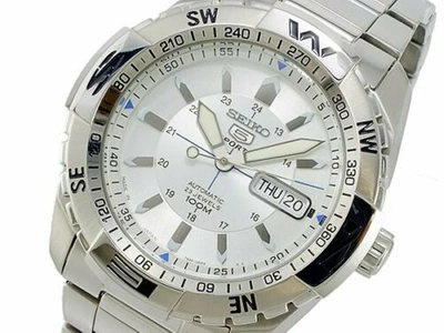 Pre-owned Seiko 5 Sports Snzj03j1 Automatic 100m Japan Made Discontinued