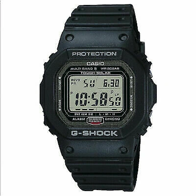 Pre-owned Casio G-shock Gw-5000u-1jf Gw-5000 Solar Radio Digital Men Watch Sports Outdoor
