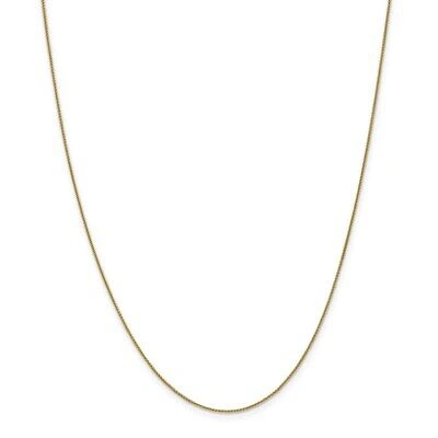 Pre-owned Superdealsforeverything Real 14kt Yellow Gold 30 Inch .85mm Spiga With Lobster Clasp Chain; 30 Inch
