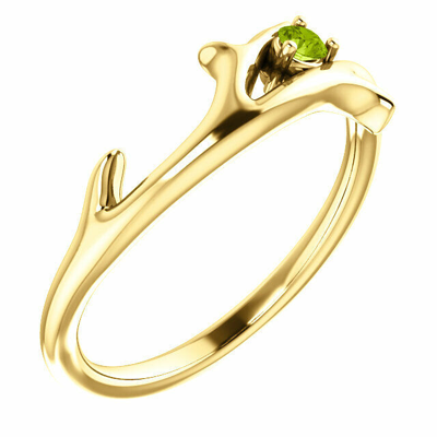 Pre-owned Handmade 1 To 6 Stones Personalize Mothers Birthstones Rings 10k Or 14k Solid Gold In 14k Yellow Gold