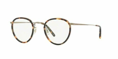 Pre-owned Oliver Peoples Ov 1104 5039 Mp-2 Gold/havana Eyeglasses In Clear