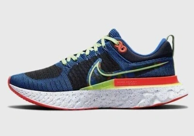 Pre-owned Nike React Infinity Run Flyknit 2 Sneakers Workout Running Cz3602-400 Size 15 In Multicolor