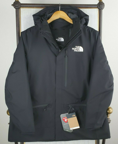 Pre-owned The North Face $299  Size 1x Womens Primaloft Black Hooded Jacket Coat Xl