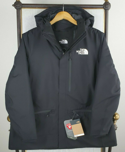Pre-owned The North Face North Face Size 1x Womens Primaloft Black Hooded Jacket Coat Xl $299 Xl