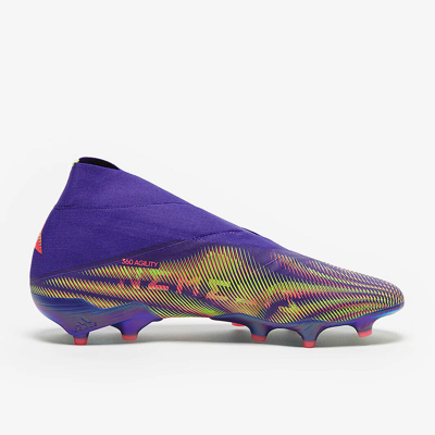 Pre-owned Nike Adidas Nemeziz 19+ Fg Mens Firm Ground Soccer Cleats Energy Ink/pink Eh0761 In Purple Pink Green