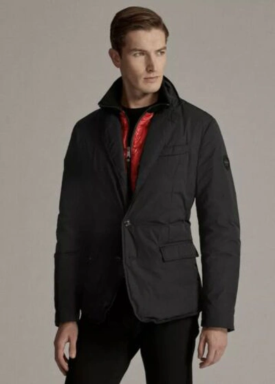 Pre-owned Ralph Lauren $995 Rlx  Mens Medium Duck Down Jacket Performance Coat Black & Red