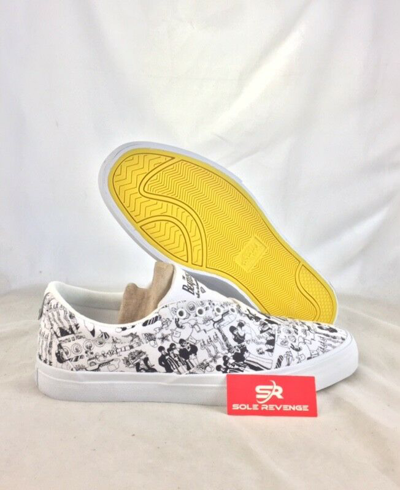 Pre-owned Diamond Supply Co. X The Beatles Avenue White Black Skate Shoes  Yellow Submarine | ModeSens