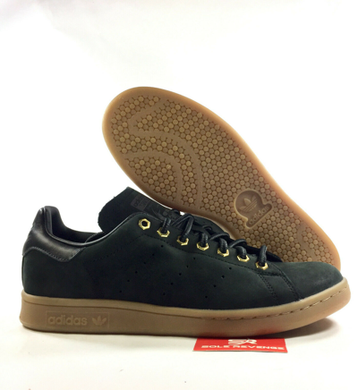 Pre-owned Adidas Originals 7 Mens Stan Smith Wp Shoes B37872 Waterproof Core  Black Carbon | ModeSens