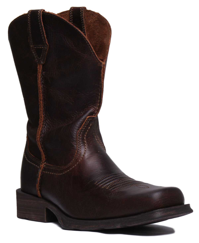 Pre-owned Ariat Rambler Square Toe Western Cowboy Boot In Brown Size Us 7 - 13