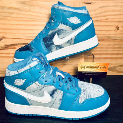 Denim Blue Tie Dye Air Jordan Pre-owned Nike Air Jordan Mid