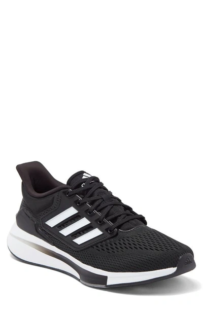 Adidas Originals Eq21 Running Shoe In Cblack/ Ftw