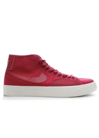 Pre-owned Nike Sb Zoom Blazer Mid Prm Mystic Hibiscus Mens Sz 10 [dh7479-600] In Red