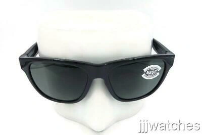Pre-owned Costa Del Mar Bayside Black Gray Glass Polarized Sunglasses Bay 11 Ogglp