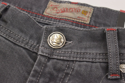 Pre-owned Marco Pescarolo Casual Pants / 5 Pocket Jean Cut Gray Denim 50 (34 Us) $495