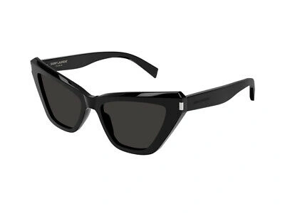 Pre-owned Saint Laurent Sunglasses Sl 466 001 Black Black Woman