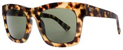 Pre-owned Electric Crasher 53 Sunglasses - Gloss Spotted Tortoise / Grey Polarized - In Gray