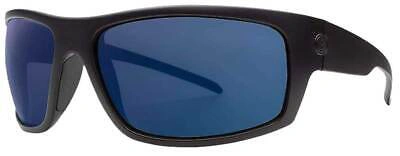 Pre-owned Electric Tech One Xl Sport Sunglasses - Matte Black / Blue Polarized Pro -