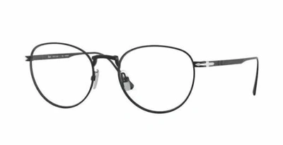 Pre-owned Persol 0po5002vt 8004 Matte Black Eyeglasses In Clear