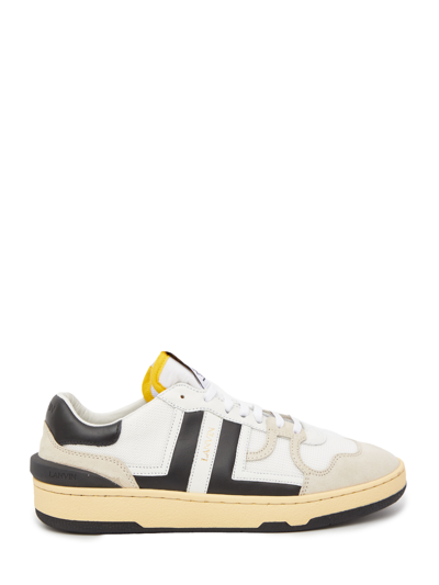 Lanvin Panelled Lace-up Sneakers In Multicolour