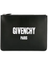 GIVENCHY GIVENCHY GIVENCHY PARIS POUCH - BLACK,BK0607256211791768