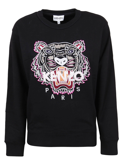Kenzo Tiger Classic Sweatshirt In Black