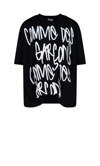 Comme Des Garçons Maxi Logo Print T-shirt In Black