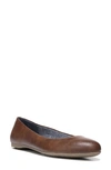 Dr. Scholl's Giorgie Flat In Whiskey Faux Leather