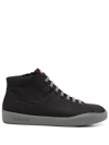 Camper Peu Touring High-top Sneakers In Black