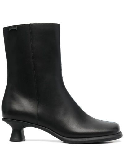 Camper Colour-block Ankle Boots In Black