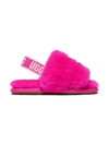 Ugg Fluff Yeah Shearling Slides In Pink