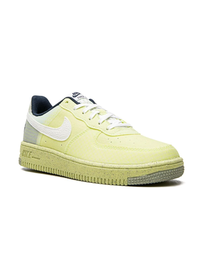 Nike Kids' Air Force 1 Crater Sneakers In 绿色