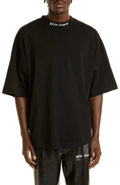 PALM ANGELS PALM ANGELS CLASSIC LOGO OVERSIZE COTTON TEE