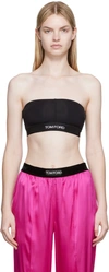 TOM FORD BLACK BANDEAU BRA