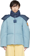 MONCLER GENIUS 1 MONCLER JW ANDERSON BLUE WHINFELL DOWN JACKET