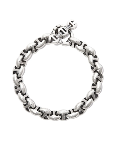 Hoorsenbuhs 10mm Open-link Silver Diamond Bracelet