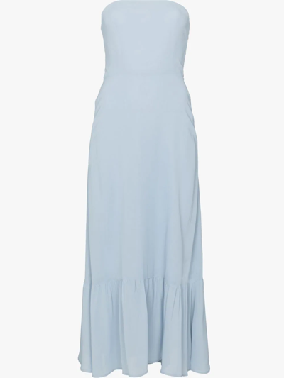 reformation blue strapless dress Amarra Dress 88934 – Alexandra's Boutique