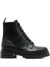 Gianvito Rossi Martis 40 Leather Ankle Boots In Black