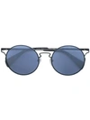 YOHJI YAMAMOTO ROUND FRAME SUNGLASSES,YY700611790087