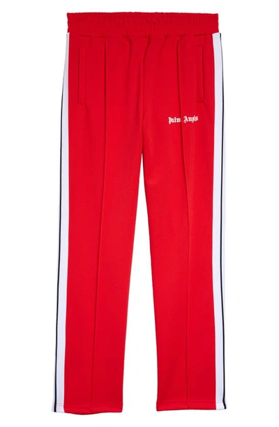 Palm Angels Classic Logo Track Trousers In Red