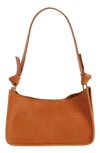 Madewell The Sydney Leather Hobo Bag In Burnished Caramel